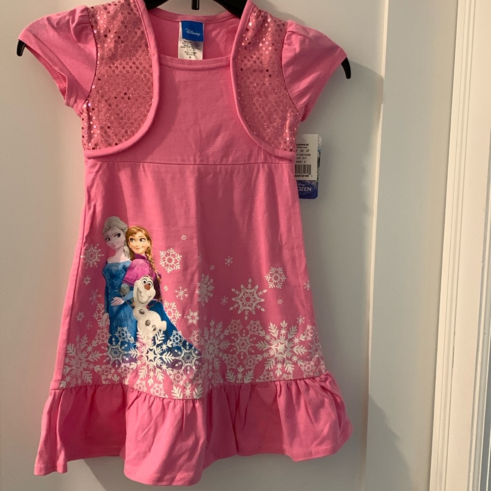 Disney Frozen pink dress
